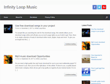 Tablet Screenshot of infinityloopmusic.com